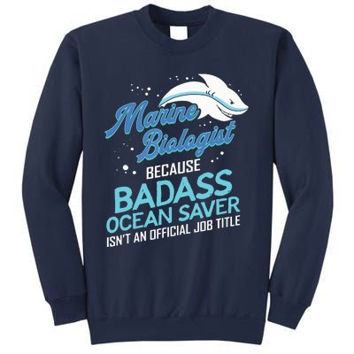 Marine Biologist Gift Marine Biology Ocean Scientist Shark Sweatshirt