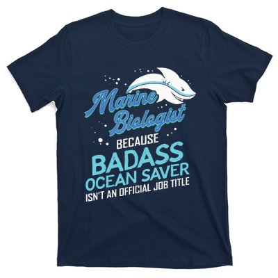 Marine Biologist Gift Marine Biology Ocean Scientist Shark T-Shirt