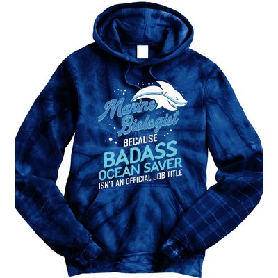 Marine Biologist Gift Marine Biology Ocean Scientist Shark Tie Dye Hoodie