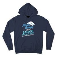 Marine Biologist Gift Marine Biology Ocean Scientist Shark Tall Hoodie