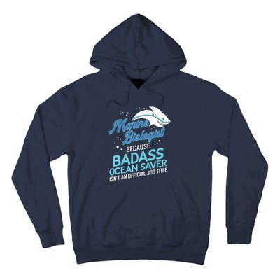 Marine Biologist Gift Marine Biology Ocean Scientist Shark Tall Hoodie