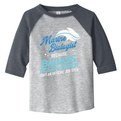 Marine Biologist Gift Marine Biology Ocean Scientist Shark Toddler Fine Jersey T-Shirt