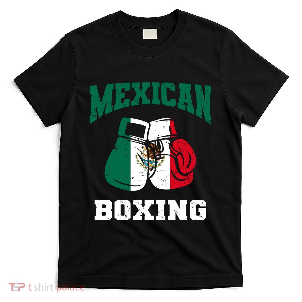 Mexican Boxing Gloves Mexico Pride Patriotics Boy T-Shirt