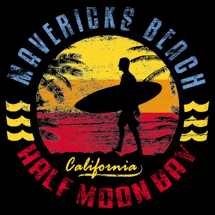 Mavericks Beach Gift Surfing Gift Impact Tech Backpack