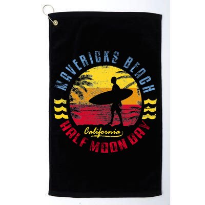 Mavericks Beach Gift Surfing Gift Golf Towel
