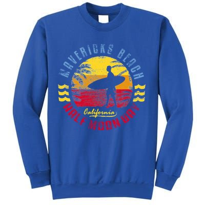 Mavericks Beach Gift Surfing Gift Sweatshirt