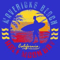 Mavericks Beach Gift Surfing Gift 16 in Basic Backpack