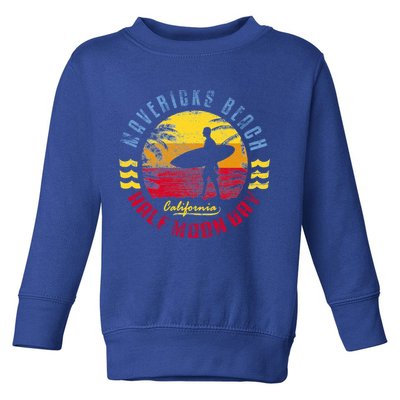 Mavericks Beach Gift Surfing Gift Toddler Sweatshirt