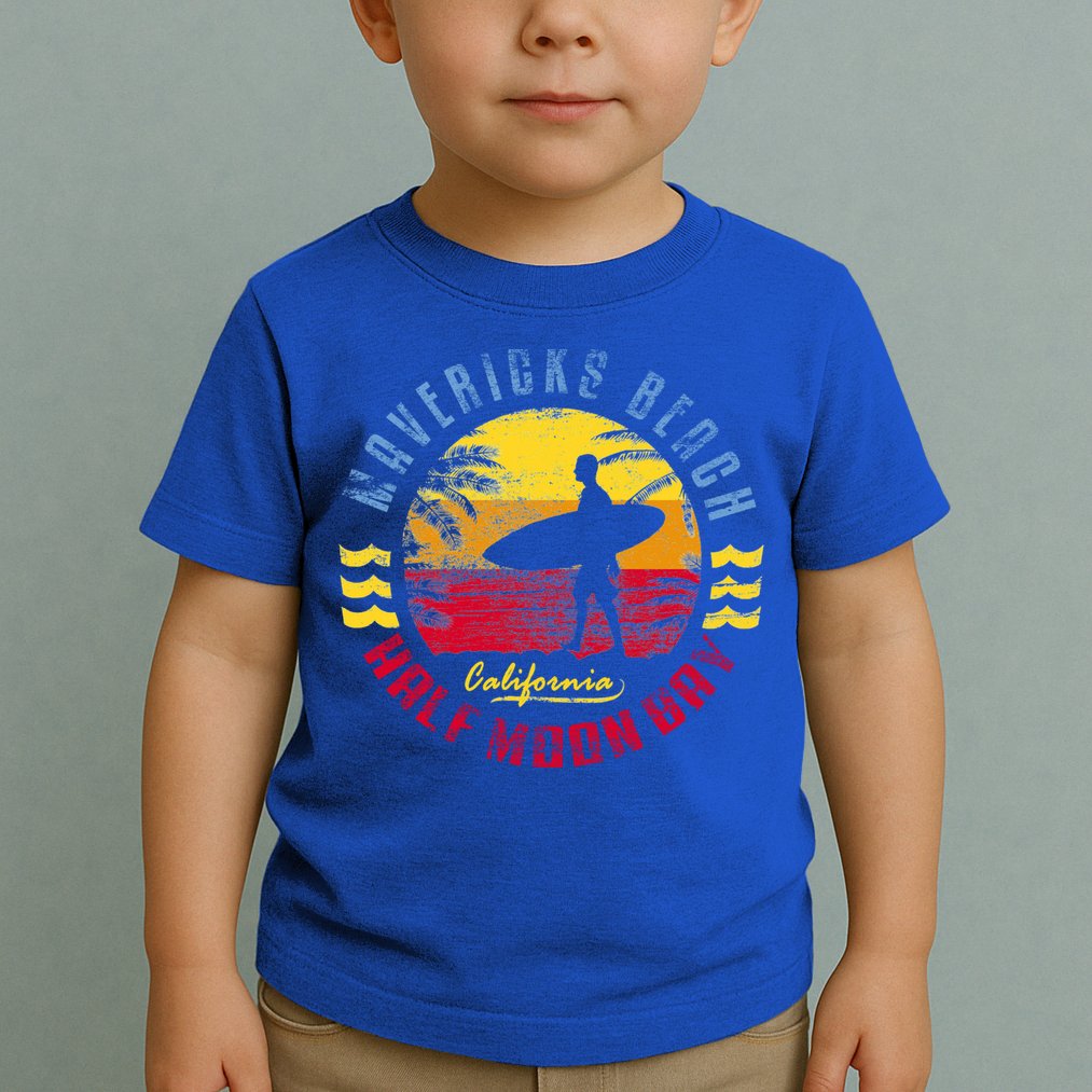 Mavericks Beach Gift Surfing Gift Toddler T-Shirt