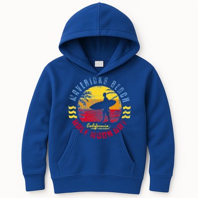 Mavericks Beach Gift Surfing Gift Kids Hoodie