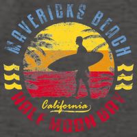 Mavericks Beach Gift Surfing Gift Vector Backpack