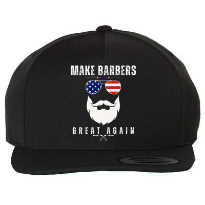 Make Barbers Great Again 2024 For Barbers Wool Snapback Cap