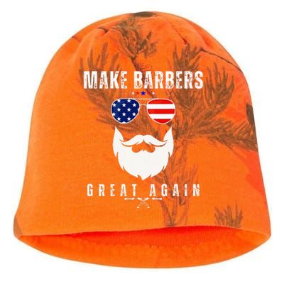 Make Barbers Great Again 2024 For Barbers Kati - Camo Knit Beanie