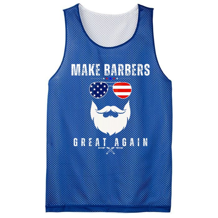 Make Barbers Great Again 2024 For Barbers Mesh Reversible Basketball Jersey Tank