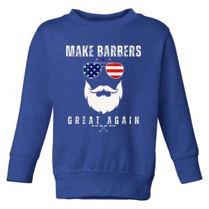 Make Barbers Great Again 2024 For Barbers Toddler Sweatshirt