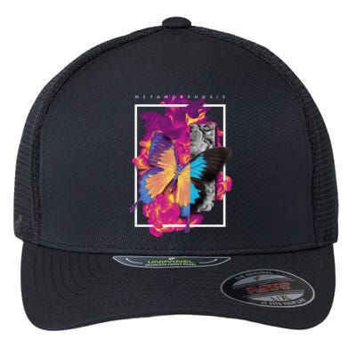 Metamorphosis Butterfly Graphic Flexfit Unipanel Trucker Cap