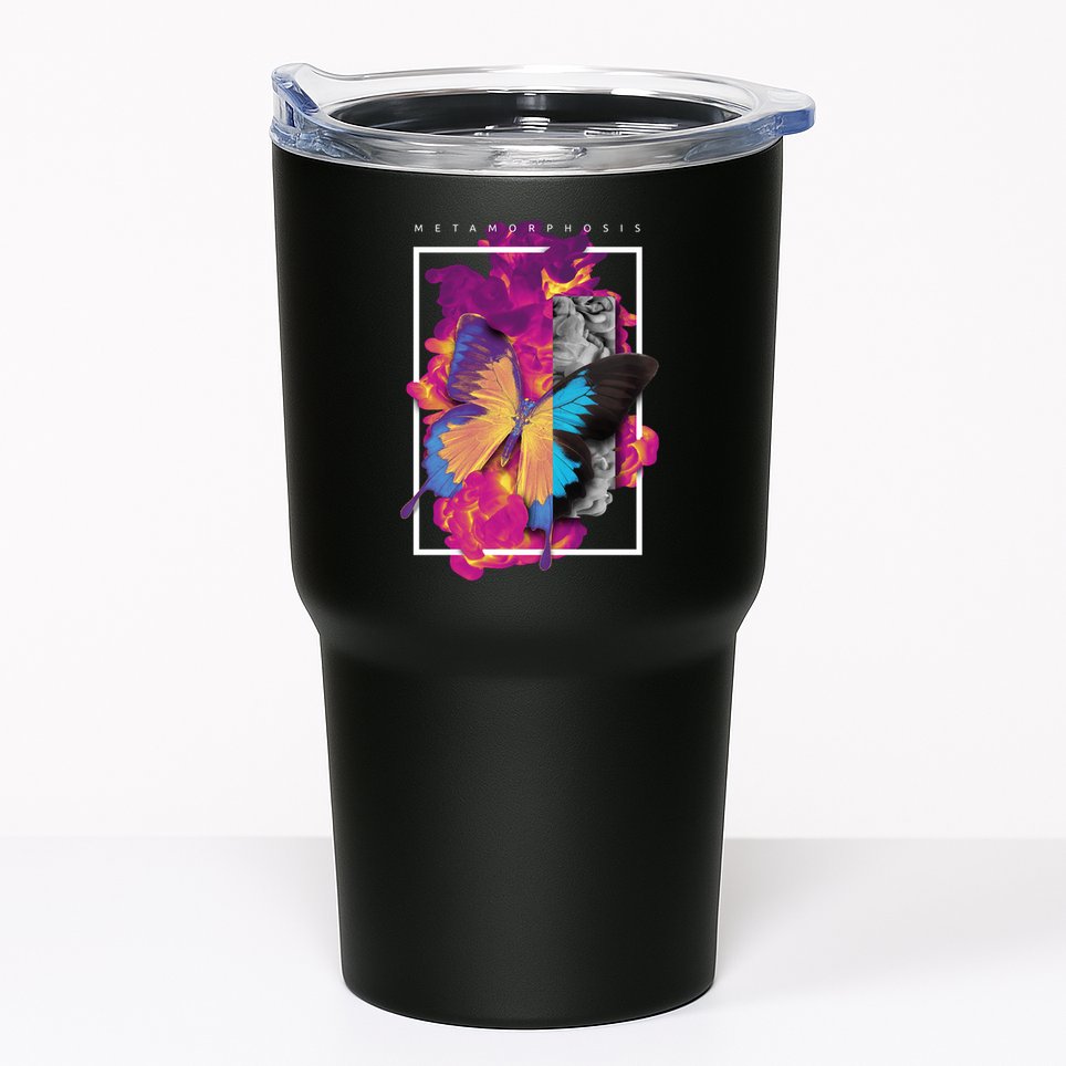 Metamorphosis Butterfly Graphic Tumbler