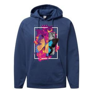 Metamorphosis Butterfly Graphic Performance Fleece Hoodie