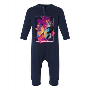 Metamorphosis Butterfly Graphic Infant Fleece One Piece