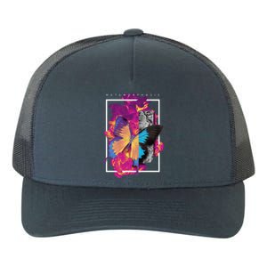 Metamorphosis Butterfly Graphic Yupoong Adult 5-Panel Trucker Hat