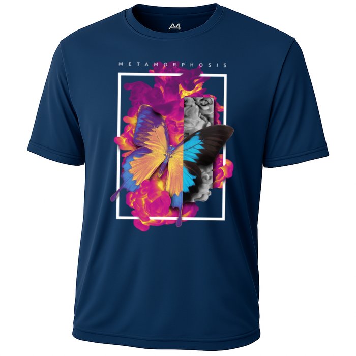Metamorphosis Butterfly Graphic Cooling Performance Crew T-Shirt