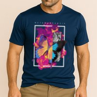 Metamorphosis Butterfly Graphic Cooling Performance Crew T-Shirt