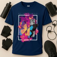 Metamorphosis Butterfly Graphic Cooling Performance Crew T-Shirt