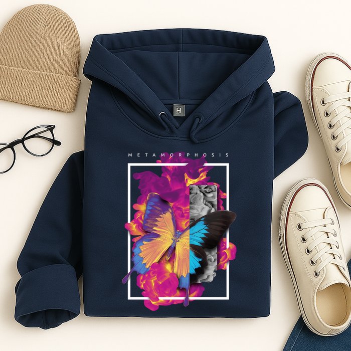 Metamorphosis Butterfly Graphic Hoodie