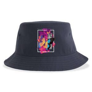 Metamorphosis Butterfly Graphic Sustainable Bucket Hat