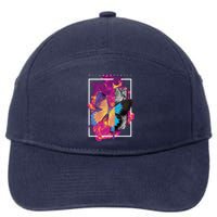 Metamorphosis Butterfly Graphic 7-Panel Snapback Hat