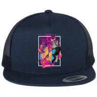 Metamorphosis Butterfly Graphic Flat Bill Trucker Hat