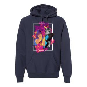 Metamorphosis Butterfly Graphic Premium Hoodie