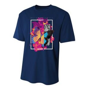 Metamorphosis Butterfly Graphic Performance Sprint T-Shirt