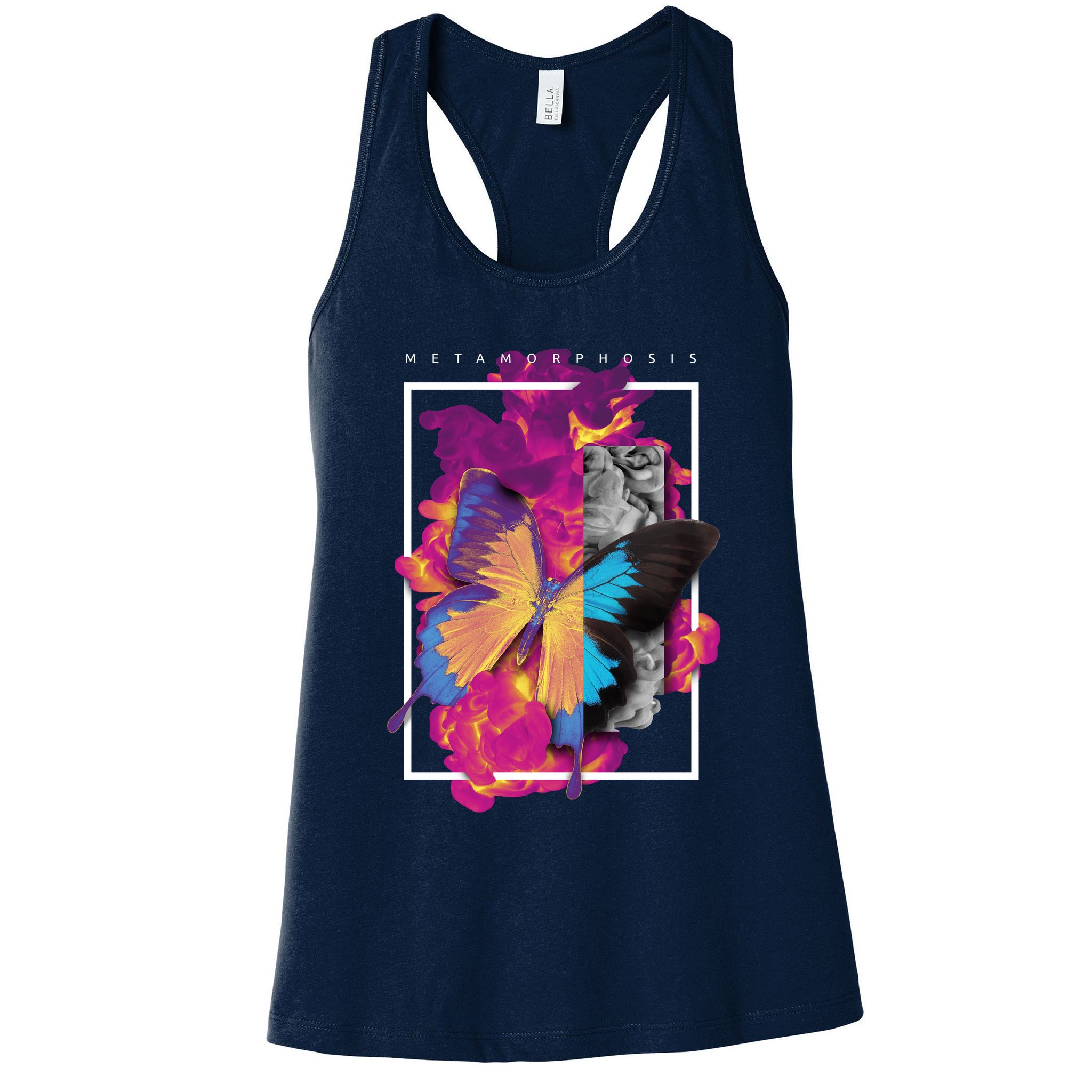 Metamorphosis Butterfly Graphic Womens Tank Top
