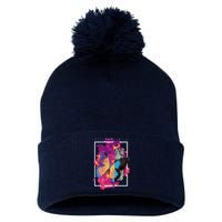 Metamorphosis Butterfly Graphic Pom Pom 12in Knit Beanie