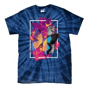 Metamorphosis Butterfly Graphic Tie-Dye T-Shirt