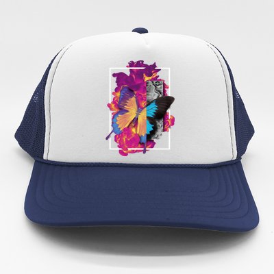 Metamorphosis Butterfly Graphic Trucker Hat