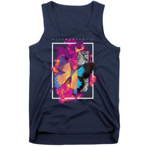 Metamorphosis Butterfly Graphic Tank Top