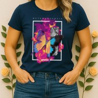 Metamorphosis Butterfly Graphic Womens T-Shirt