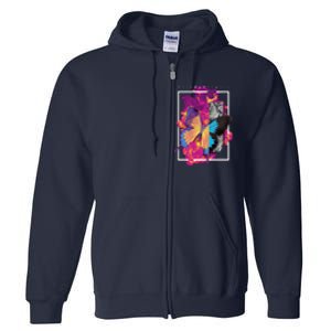 Metamorphosis Butterfly Graphic Full Zip Hoodie