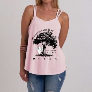 My Beloved Ghost & Me Sitting In A Tree Dying Women's Strappy Tank