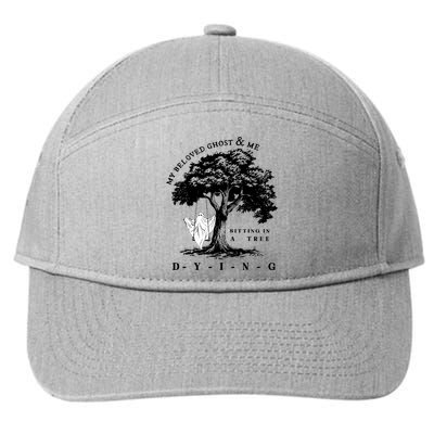 My Beloved Ghost & Me Sitting In A Tree Dying 7-Panel Snapback Hat