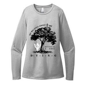 My Beloved Ghost & Me Sitting In A Tree Dying Womens CVC Long Sleeve Shirt