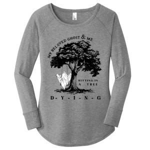 My Beloved Ghost & Me Sitting In A Tree Dying Women's Perfect Tri Tunic Long Sleeve Shirt