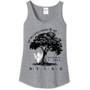 My Beloved Ghost & Me Sitting In A Tree Dying Ladies Essential Tank