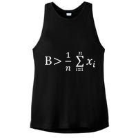 Math Be Greater Than Average Ladies PosiCharge Tri-Blend Wicking Tank