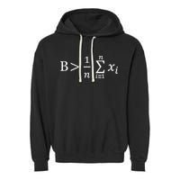 Math Be Greater Than Average Garment-Dyed Fleece Hoodie