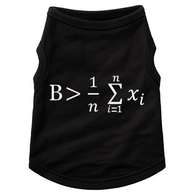 Math Be Greater Than Average Doggie Tank
