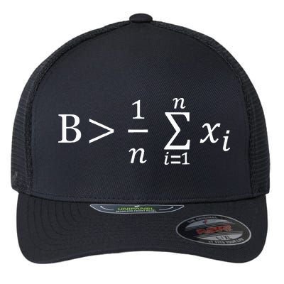 Math Be Greater Than Average Flexfit Unipanel Trucker Cap