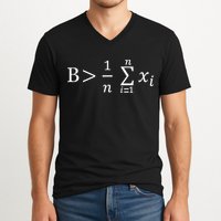 Math Be Greater Than Average V-Neck T-Shirt